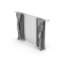 Curtain Bishop Sleeve Drapery PNG & PSD Images