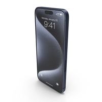 Apple IPhone 15 Pro Max Blue Titanium PNG & PSD Images