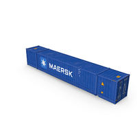 53 Feet High Cube Dry Cargo Shipping Container PNG & PSD Images