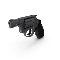 Black Matte Small Revolver PNG & PSD Images