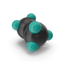 Ethane Hemispherical Model PNG & PSD Images