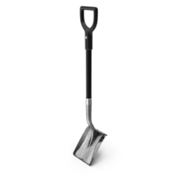 Square Blade Shovel Black Shaft PNG & PSD Images