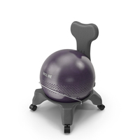 Balance Ball Chair Grey PNG & PSD Images