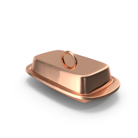 Copper Butter Dish PNG & PSD Images
