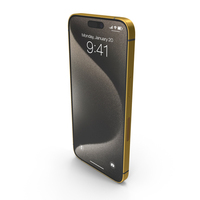 Delux Smartphone Gold PNG & PSD Images