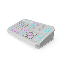 Futuristic Online Broadcast Remote Control White Lights On PNG & PSD Images