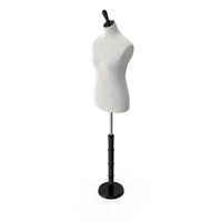 Female Sewing Mannequin Torso with Stand PNG & PSD Images