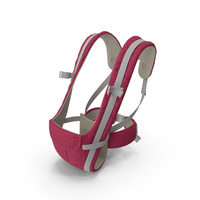 Front Facing Baby Carrier Pink Sitting Position PNG & PSD Images