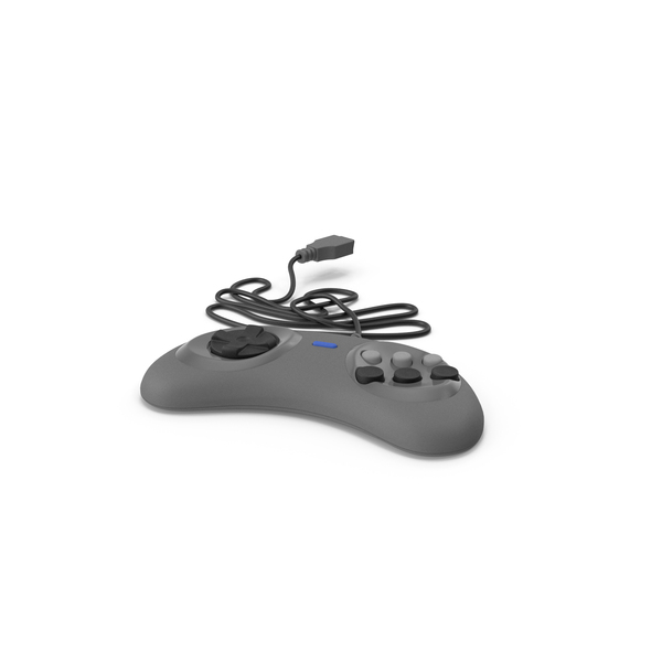 Game Joystick for Console Grey PNG & PSD Images