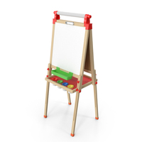 Kids Wooden Whiteboard 50 Inches Clean PNG & PSD Images