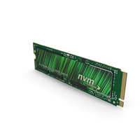 M2 NVMe SSD Green 1 TB PNG & PSD Images