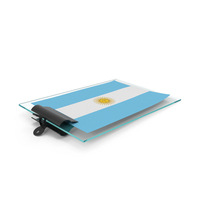 Argentina Flag Paper On Pad PNG & PSD Images