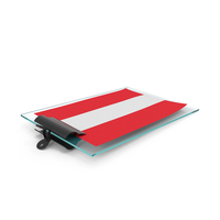 Austria Flag Paper On Pad PNG & PSD Images