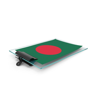 Bangladesh Flag Paper On Pad PNG & PSD Images