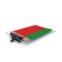 Belarus Flag Paper On Pad PNG & PSD Images