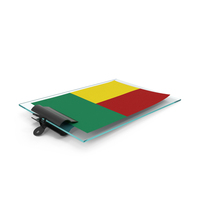Benin Flag Paper On Pad PNG & PSD Images