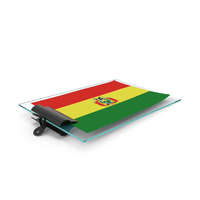Bolivia Flag Paper On Pad PNG & PSD Images