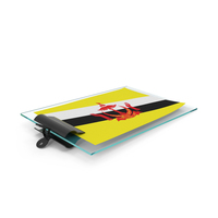 Brunei Flag Paper On Pad PNG & PSD Images