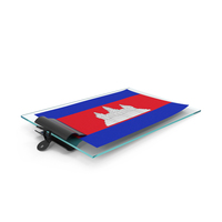 Cambodia Flag Paper On Pad PNG & PSD Images