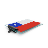 Chile Flag Paper On Pad PNG & PSD Images