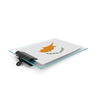Cyprus Flag Paper On Pad PNG & PSD Images