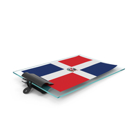 Dominican Republic Flag Paper On Pad PNG & PSD Images