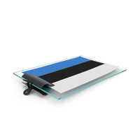 Estonia Flag Paper On Pad PNG & PSD Images