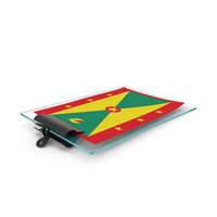 Grenada Flag Paper On Pad PNG & PSD Images
