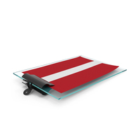 Latvia Flag Paper On Pad PNG & PSD Images