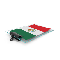 Mexico Flag Paper On Pad PNG & PSD Images