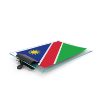 Namibia Flag Paper On Pad PNG & PSD Images