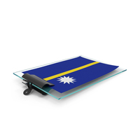 Nauru Flag Paper On Pad PNG & PSD Images