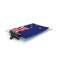 New Zealand Flag Paper On Pad PNG & PSD Images