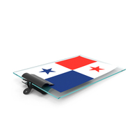 Panama Flag Paper On Pad PNG & PSD Images