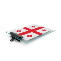Republic of Georgia Flag Paper On Pad PNG & PSD Images