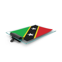 Saint Kitts and Nevis Flag Paper On Pad PNG & PSD Images