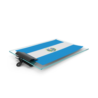 Salvador Flag Paper On Pad PNG & PSD Images