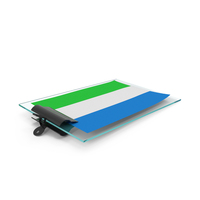 Sierra Leone Flag Paper On Pad PNG & PSD Images