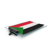 Sudan Flag Paper On Pad PNG & PSD Images