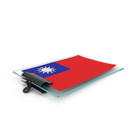 Taiwan Flag Paper On Pad PNG & PSD Images