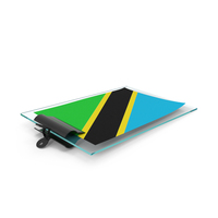 Tanzania Flag Paper On Pad PNG & PSD Images