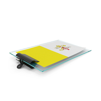 Vatican City Flag Paper On Pad PNG & PSD Images