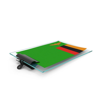 Zambia Flag Paper On Pad PNG & PSD Images