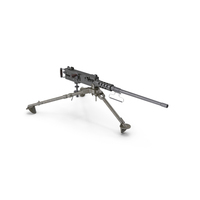 Mounted Heavy Machine Gun Browning M2 PNG & PSD Images