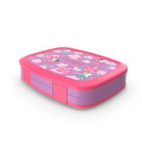 Plastic Bentgo Kids Lunch Box Closed Pink PNG & PSD Images