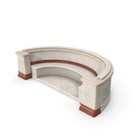 Big Roman Marble Bench PNG & PSD Images