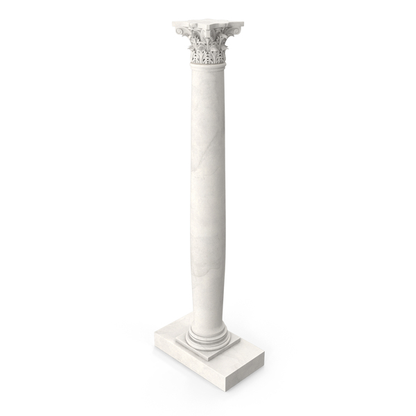 Roman Corinthian Column With Capital PNG & PSD Images