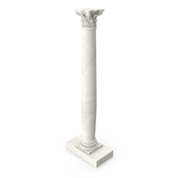 Roman Corinthian Column With Capital PNG & PSD Images