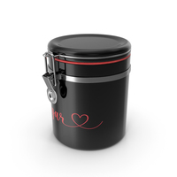 Black Sugar Jar PNG & PSD Images