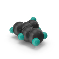 Isoprene Hemispherical Model PNG & PSD Images